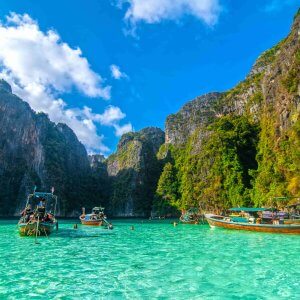 Pileh Blue Lagoon Phi Phi Island Thailand